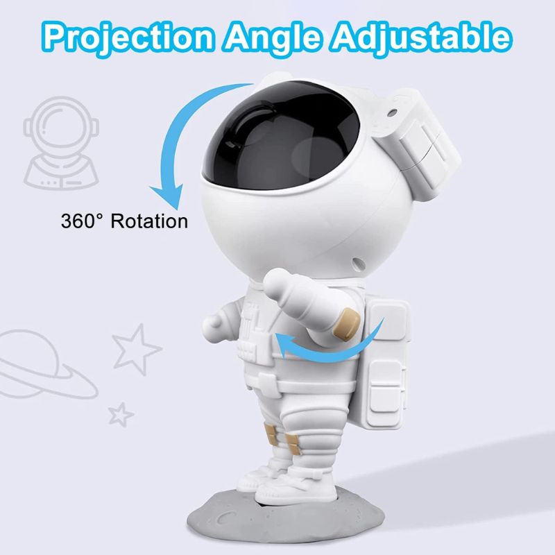 Astronaut Galaxy Night Light Projector